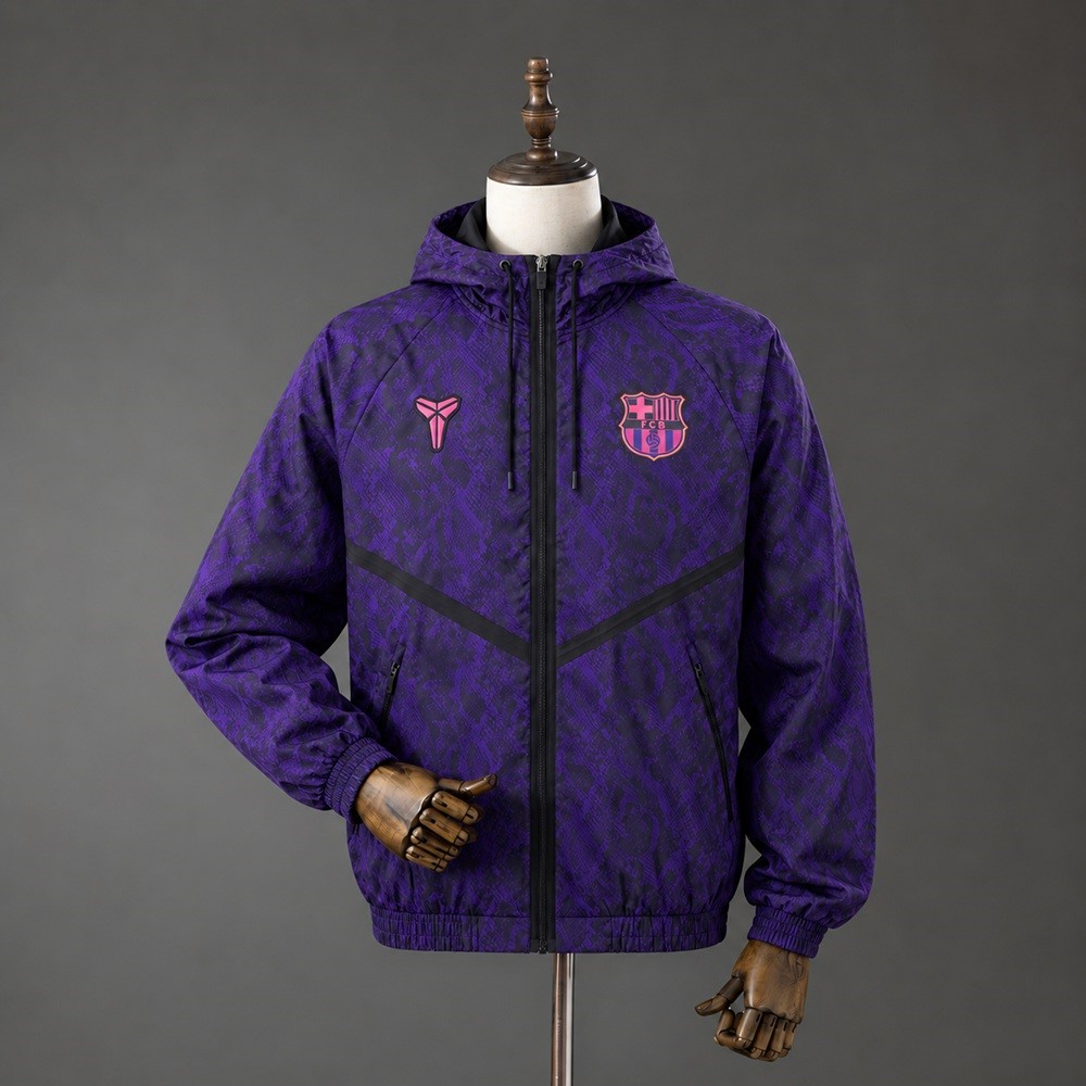 Sudadera con Capucha Barcelona 2026-2027 Púrpura